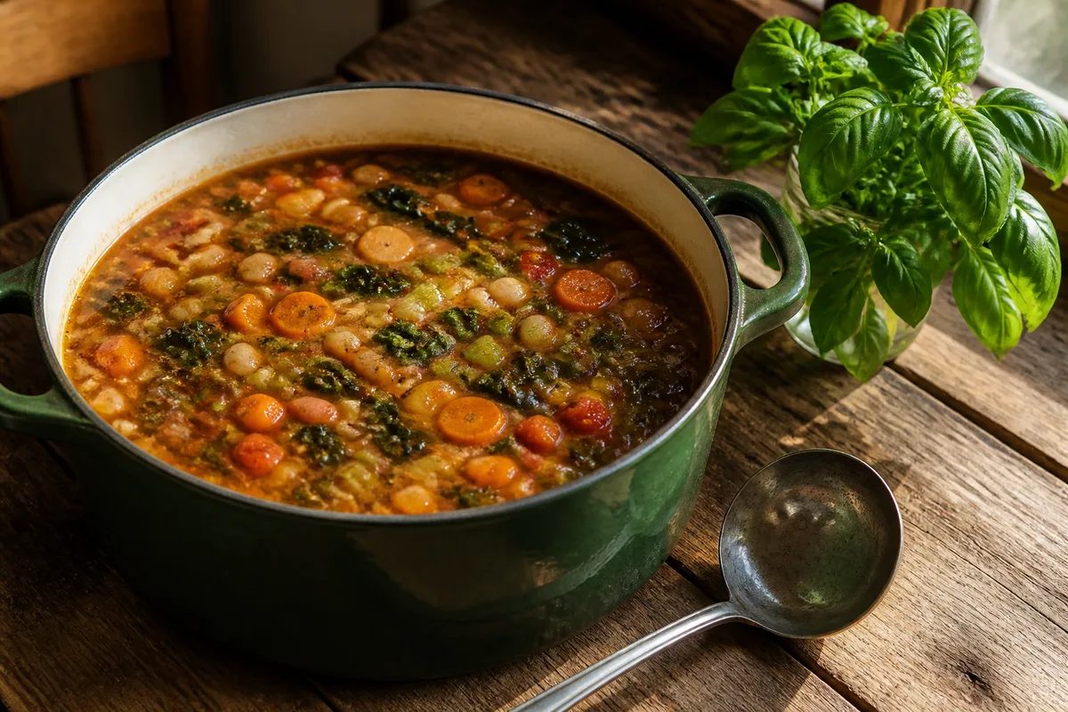 La soupe au pistou, plat de fin d'été provençal